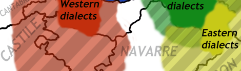Dialectal areas of Basque
