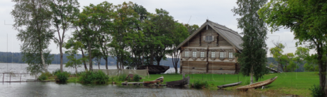 Cottage on Kizhi island (Karelia)