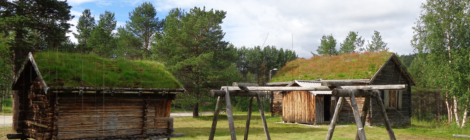 Sami houses in Karasjok (Finnmark)